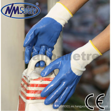 NMSAFETY barato guantes de trabajo resistentes al aceite